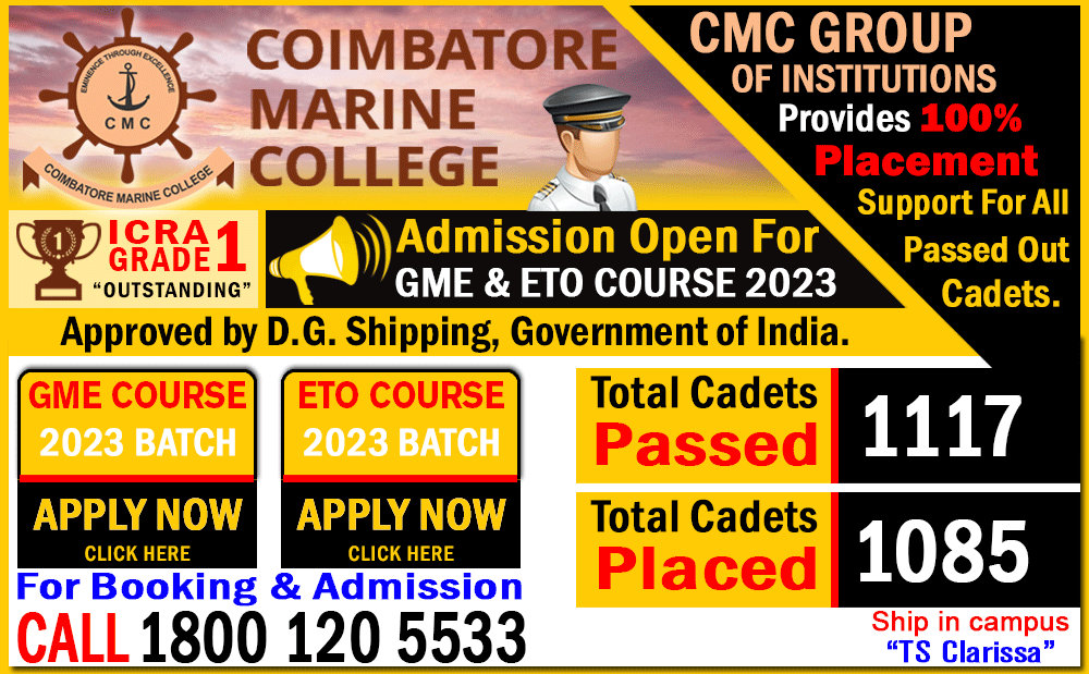 GME course fees. GME course in India, DNS course fees in India. DNS course Duration, eto course from DGS. eto course in merchant navy.